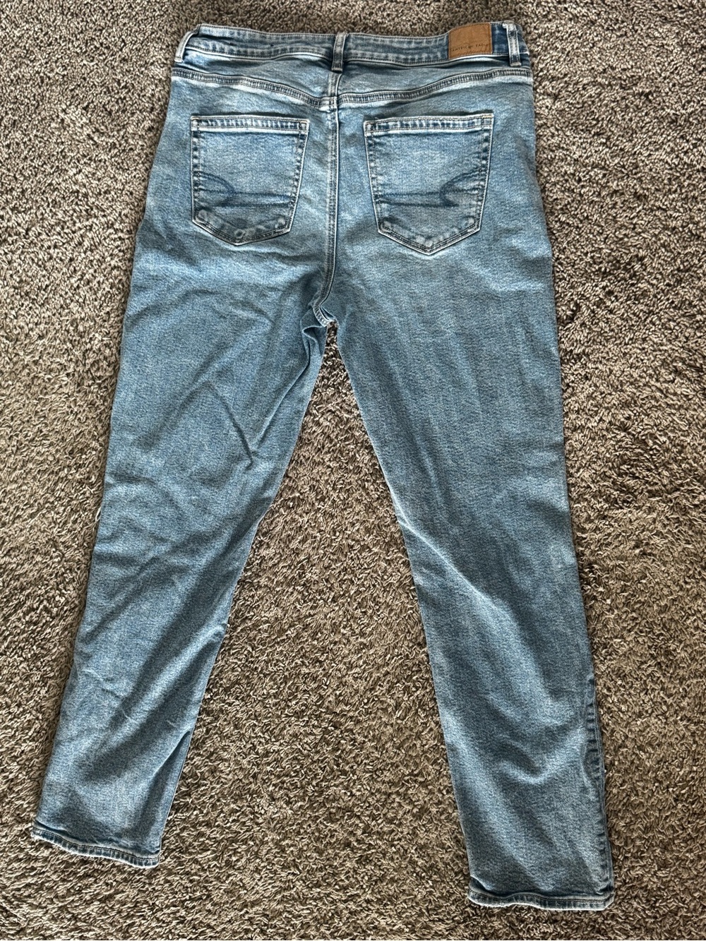 American Eagle Outfitters Ripped Mom Jean - Color: Blown Out Blue - Picture 6 of 6